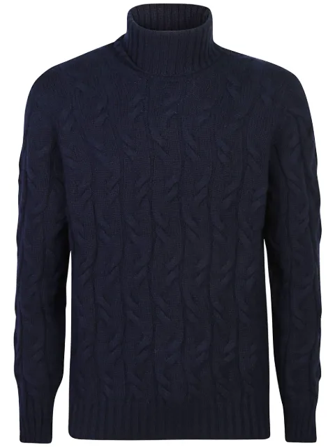Drumohr cashmere sweater Blue D5K104TV