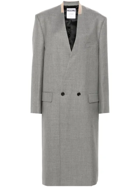 Moschino wool coat Grey 06015417