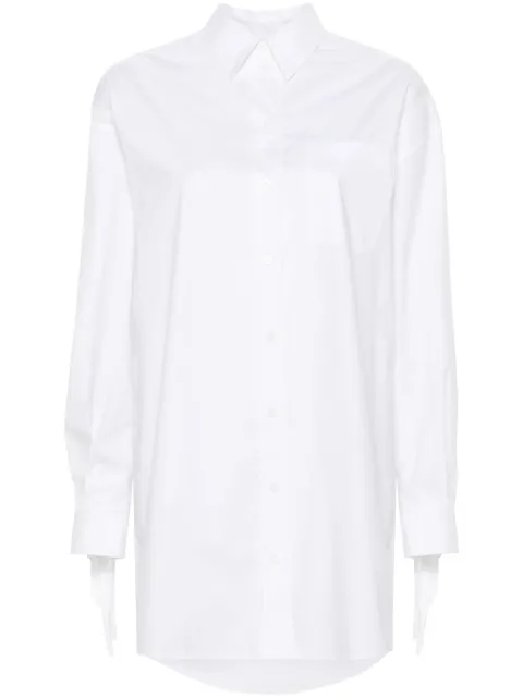 Moschino fringed shirt White 02185531
