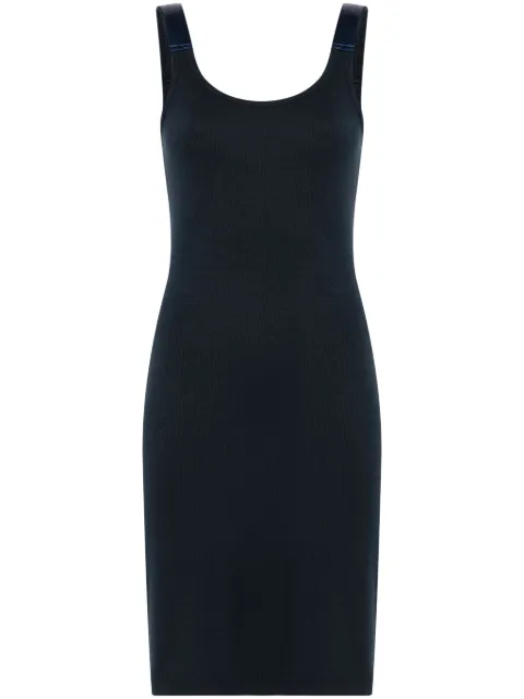 Helmut Lang fine-ribbed mini dress Blue O04HW607