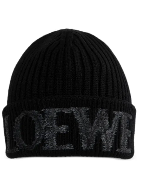 LOEWE wool beanie Black F540257X23