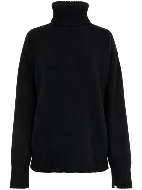 extreme cashmere no.20 oversize xtra turtleneck jumper Black 02017401TU01