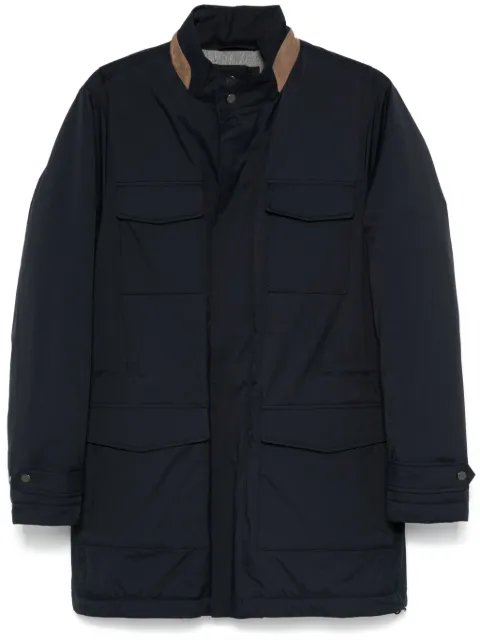 Kiton lightweight padded jacket Blue UW1885V0440F0700Y
