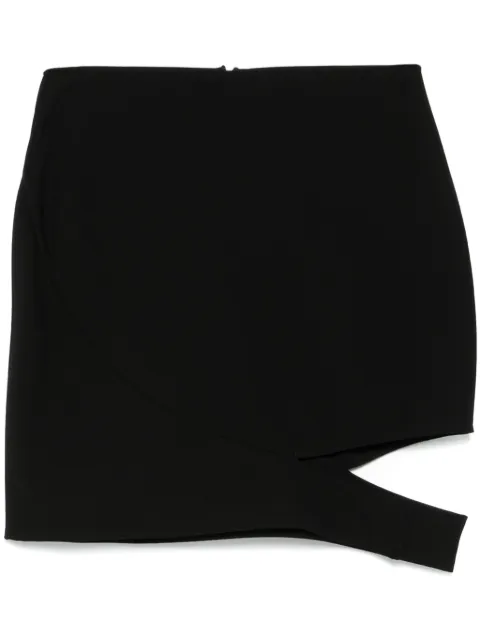Nensi Dojaka cut-out mini skirt Black NDAW24SKT049