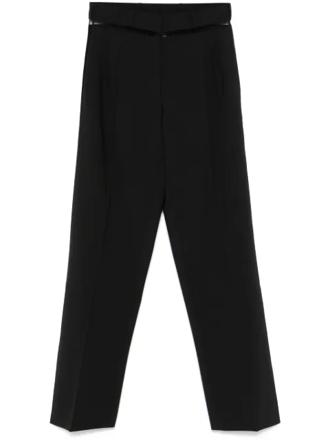 Nensi Dojaka wide-leg tailored trousers Black NDAW24TRS065