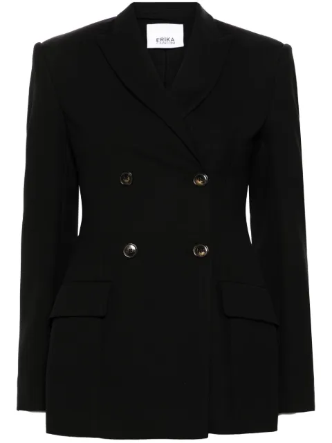 Erika Cavallini cady blazer Black P4WR05