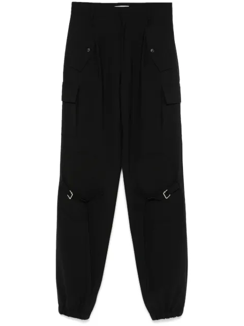Nensi Dojaka tapered cargo trousers Black NDAW24TRS058
