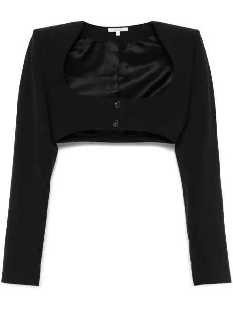 Nensi Dojaka cropped jacket Black NDAW24JKT024