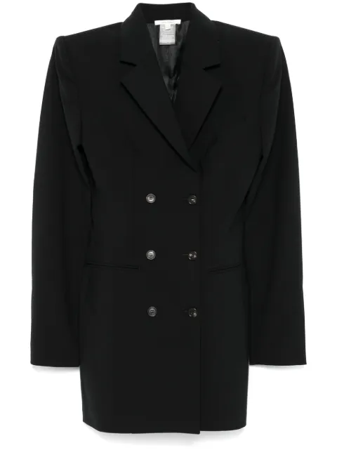 Nensi Dojaka double-breasted blazer Black NDAW24JKT029