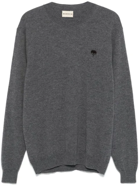 MORDECAI intarsia-logo sweater Grey 24A96MUK15C