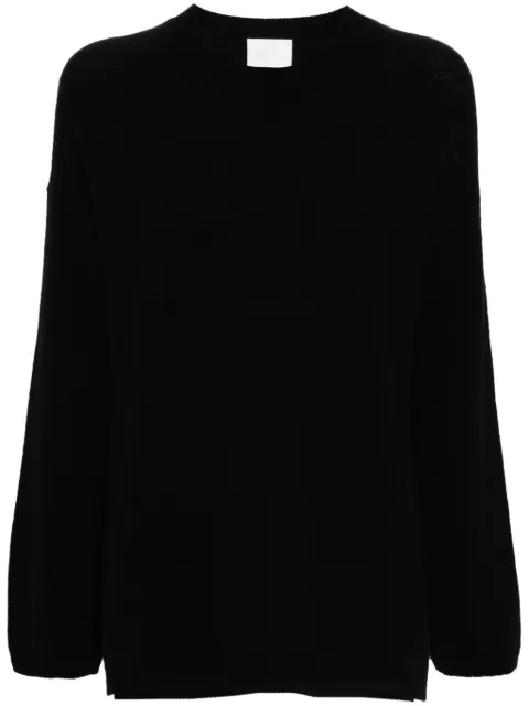 Allude crew-neck cashmere sweater Black 24511150