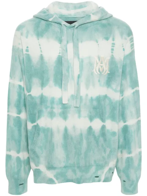 AMIRI MA tie dye hoodie Blue AMKNHD1006