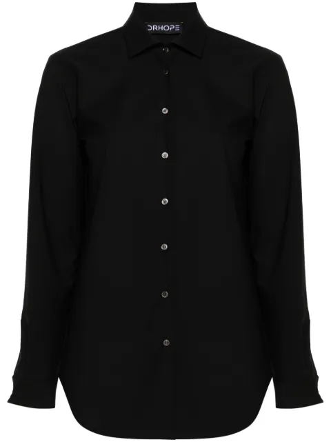 DRHOPE plain shirt Black 34594166