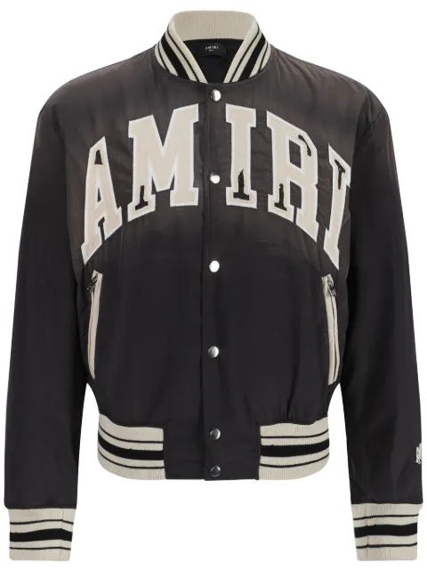 AMIRI sun-faded bomber jacket Black AMOUBB1005
