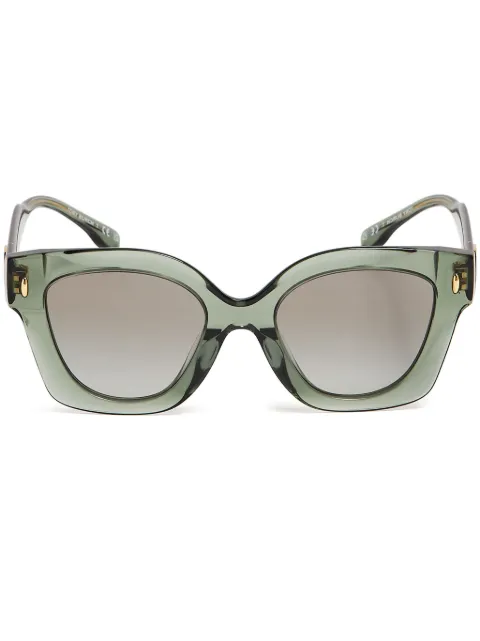 Tory Burch Miller Pushed square-frame sunglasses Green TY7201