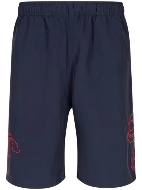 Supreme Old English shorts Blue SU437