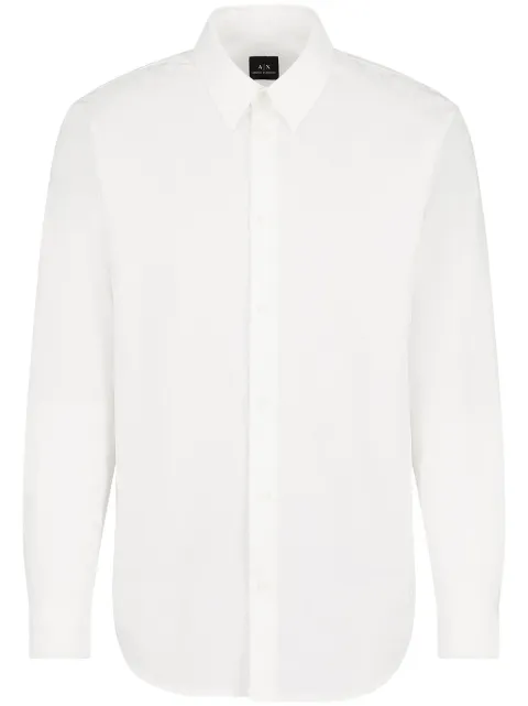Armani Exchange cotton shirt White 6DZCL1ZN5XZ