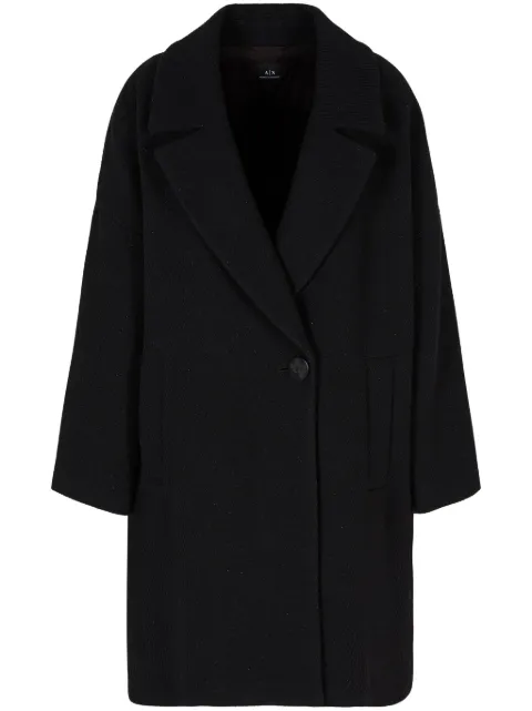 Armani Exchange single-breasted coat Black 6DYK30YN2YZ