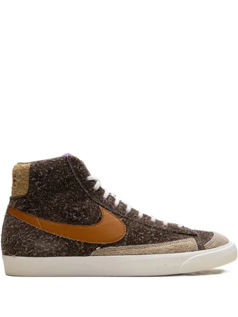 Nike Blazer Mid 'Dark Chocolate/Tan-Purple" sneakers Brown DM7581