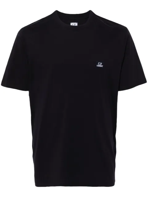 C.P. Company logo-embroidered T-shirt Blue 18CMTS031A005100W