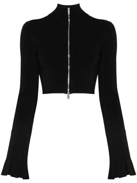 Nanushka zip-up cardigan Black NW24FWSW46800