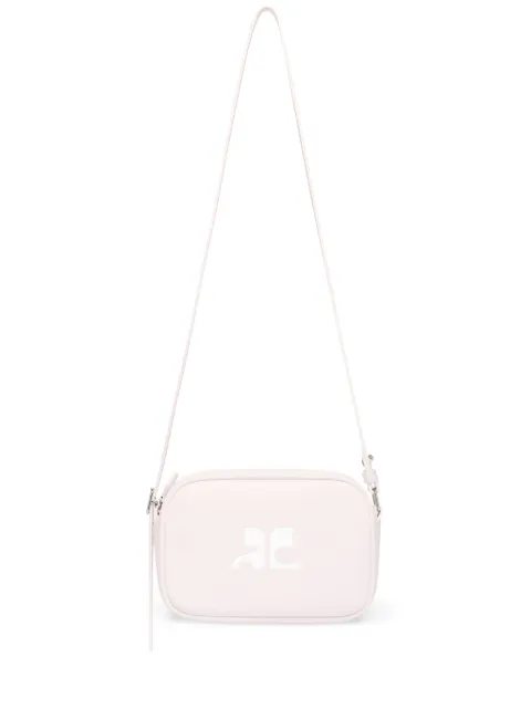 Courrèges Reedition leather camera bag Pink PERGSA061CR0065