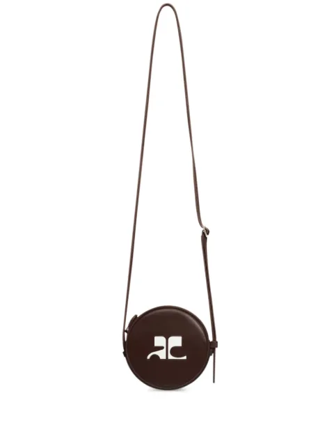 Courrèges Reedition Small Circle bag Brown PERGSA066CR0065