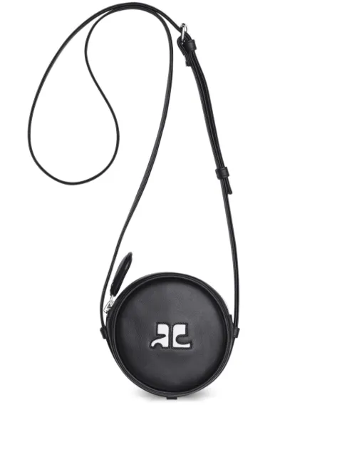 Courrèges Reedition Small Circle bag Black PERGSA066CR0065