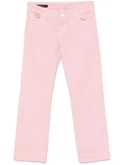 Gucci Pre-Owned 2000s twill-weave trousers Pink GUC250NU