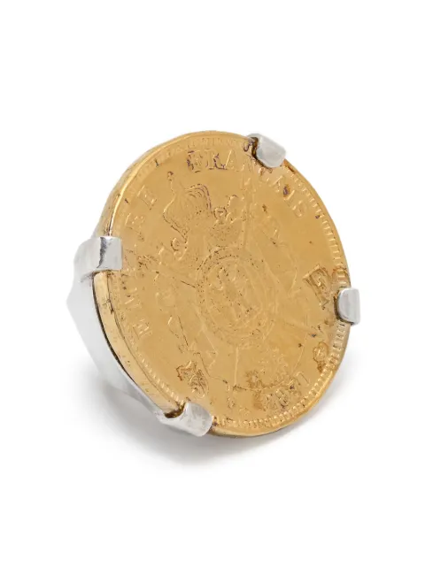 Wouters & Hendrix Large Coin ring Gold RSC080SG