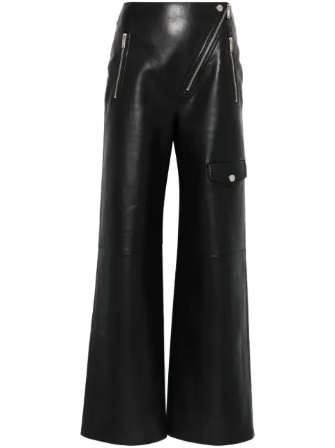 Nanushka leather trousers Black NW24FWPA45300