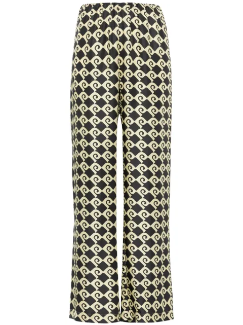 Nanushka geometric trousers Black NW24FWPA40700