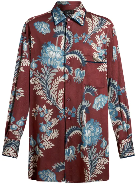 ETRO floral-print shirt Red WRIA002899IA430