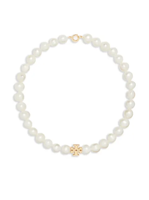 Tory Burch Moondance pearl necklace Neutrals 157964