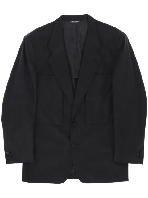 Versace Pre-Owned 1990s virgin wool blazer Grey VER450NP