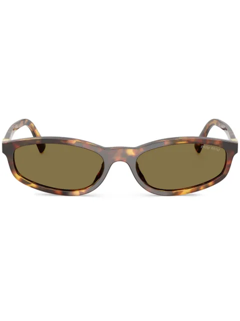 Miu Miu Eyewear tortoiseshell-effect sunglasses Brown MUA06S14L09Z