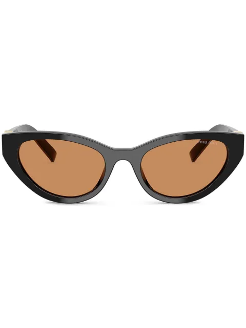 Miu Miu Eyewear geometric-frame sunglasses Black MUA04S