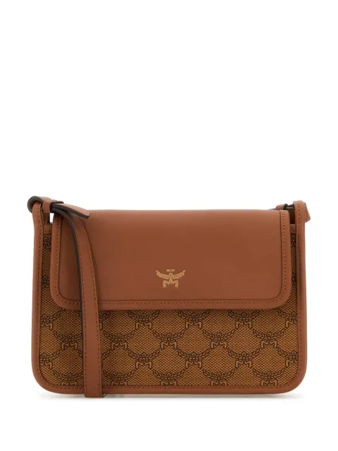 MCM small Himmel cross body bag Brown MWRESAC01