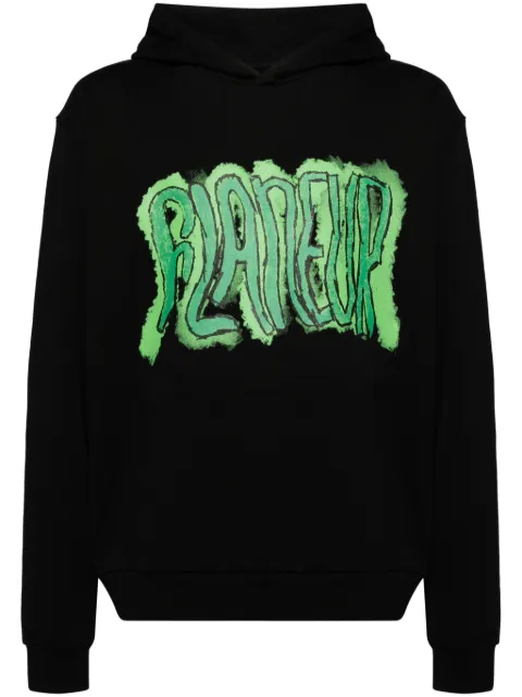 FLÂNEUR artist hoodie Black F14008