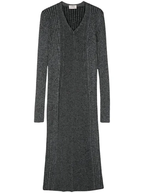 MRZ ribbed-knit midi dress Black FW240035