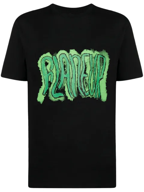 FLÂNEUR artist t-shirt Black F14019