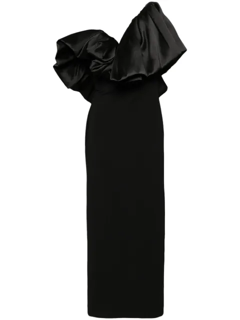 Solace London CASSIA Maxi Dress Black OS41008
