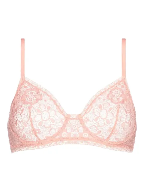 ERES floral-lace bra Pink 60883