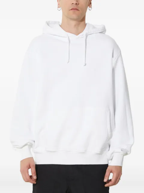 424 long-sleeve cotton hoodie White FF4SMF01APJE375064