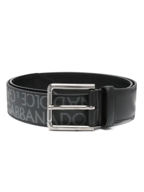 Dolce & Gabbana jacquard belt Black BC4786AJ7058B969