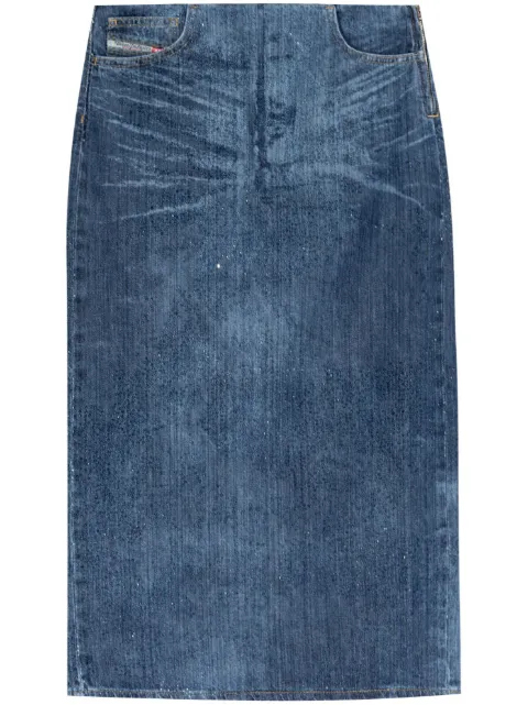 Diesel De-Pra-S3 midi skirt Blue A144710PGAN