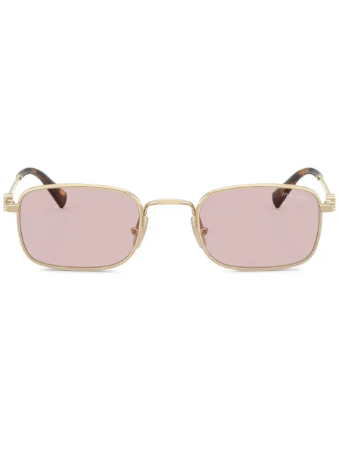 Miu Miu Eyewear rectangle-frame sunglasses Gold MUA53S49ZVN4I0