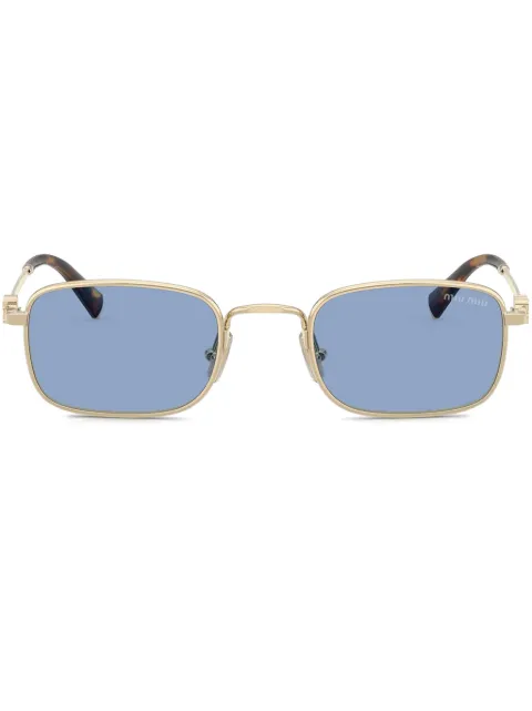 Miu Miu Eyewear rectangle-frame sunglasses Gold MUA53SZVN60O