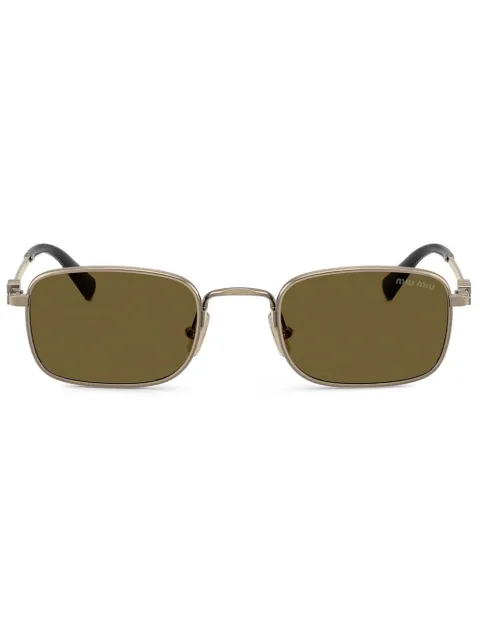 Miu Miu Eyewear rectangle-frame sunglasses Gold MUA53S26C09Z