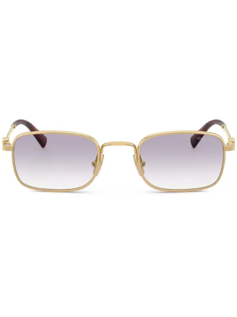 Miu Miu Eyewear rectangle-frame sunglasses Gold MUA53S495AK04O